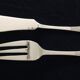 Hénin Et Cie - 5 Forks And 6 Silver Fish Knives