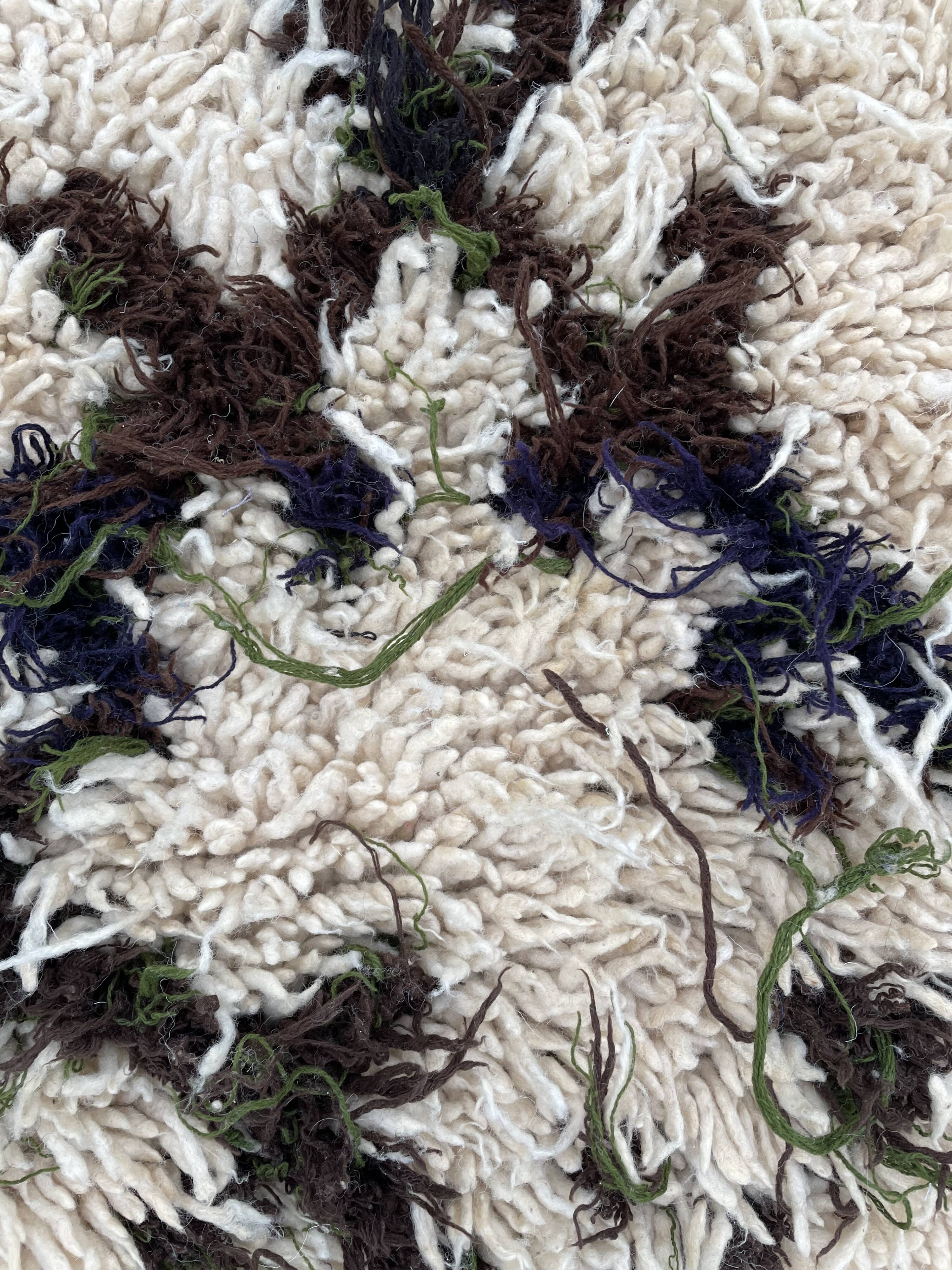 Carpet berbere beni ouarain modern 105x210 cm