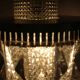 Mid-century chandelier with pendants