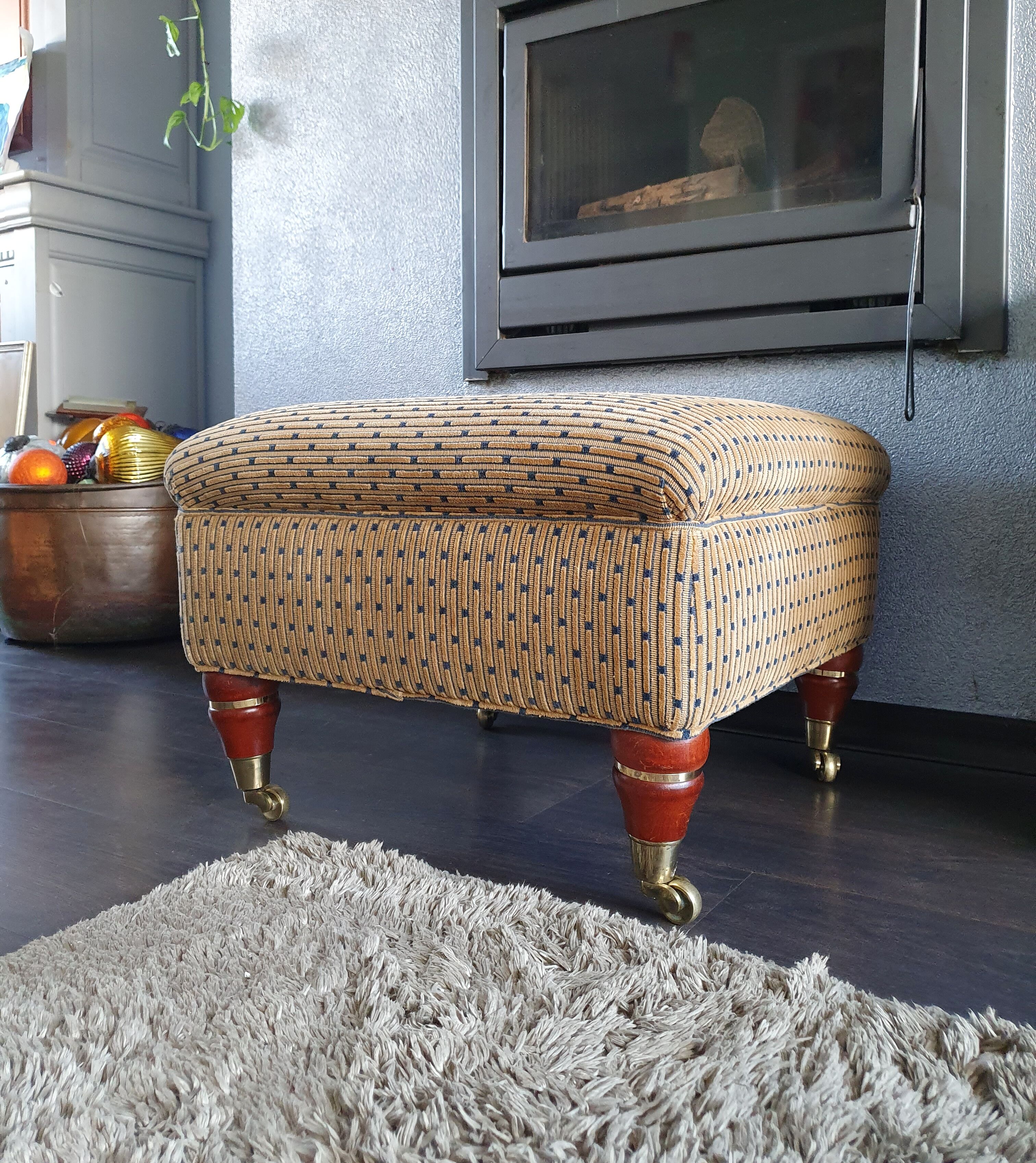 Vintage ottoman from the seventies