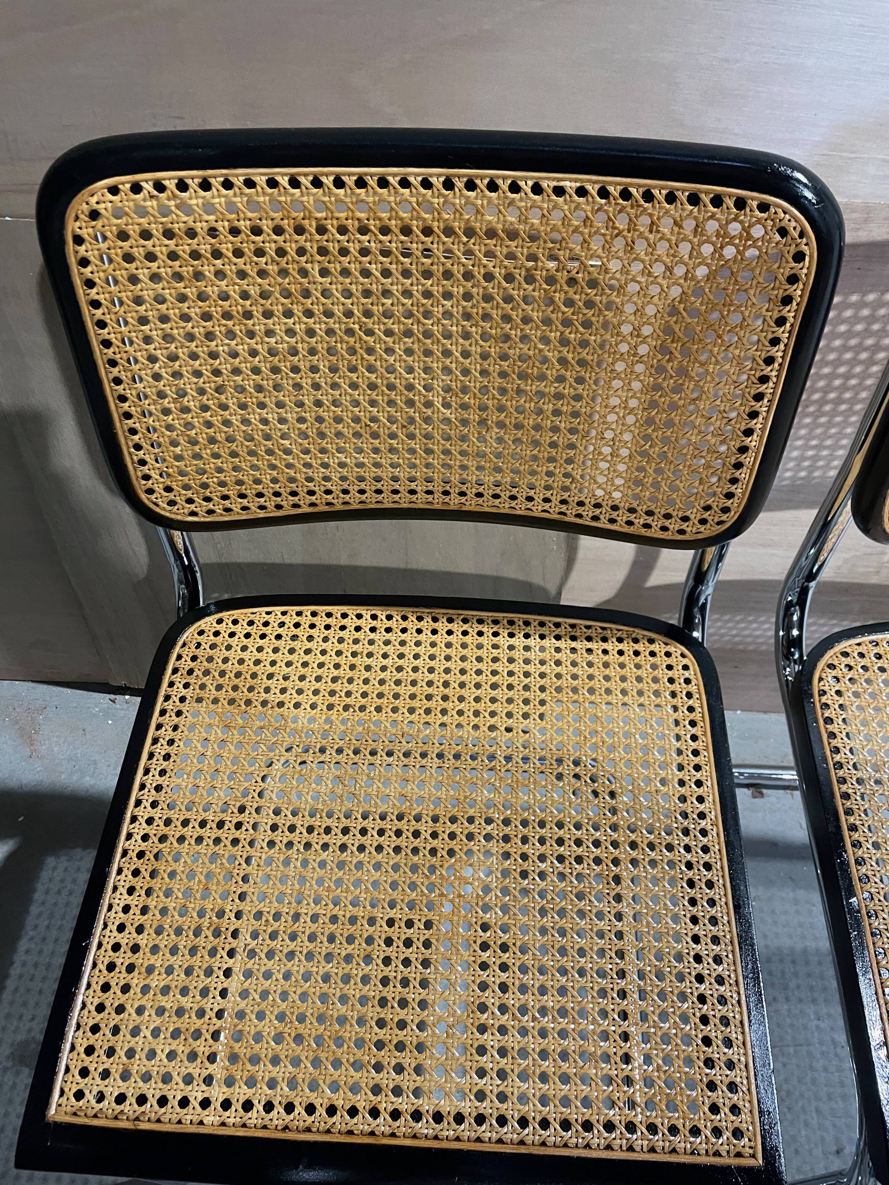 Dining chairs Style B32 by Marcel Breuer lot of 4