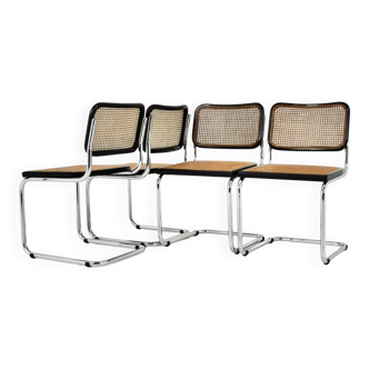 Chaise de salles à manger style b32 par Marcel Breuer, lot de 4