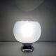 Vintage Table Lamp • Steel & Glass • Murano • Space Age • 1970