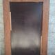Large trumeau mirror with carved wood in the Louis XVI / Henri II style, 19th century.