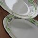 9 Ceranord St Amand checkered flat plates