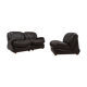 Vintage modular leather sofa 1970s