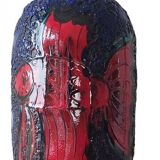 Fat Lava 'Fire Fish'Floor vase by Scheurich, 1970's