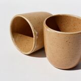 5 tasses en grès moucheté Grès Village