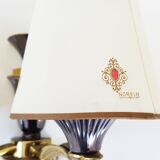 Pair of sconces in bronze of the 1950s