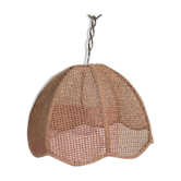 Abat jour vintage en corde scandinave