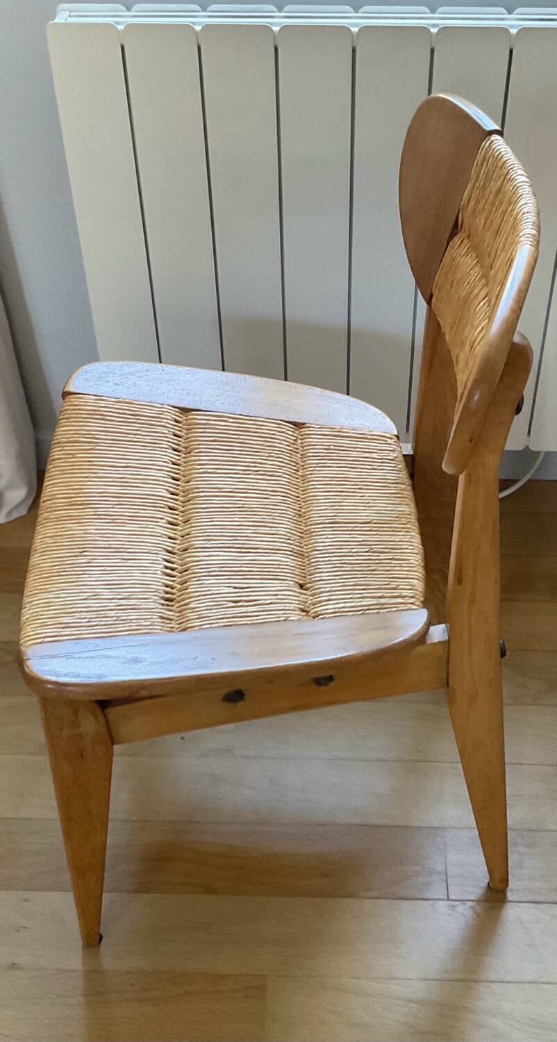 Vintage wooden chair 1958 “ellipse”