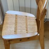 Vintage wooden chair 1958 “ellipse”