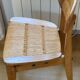 Chaise vintage bois 1958 « ellipse «