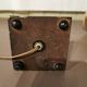 Art Deco mirror lamp, copper and glass