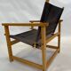 Vintage Safari Chair 1980s Hyllinge Møbler Denmark
