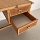 Italian Bamboo and Rattan Desk or Vanity with two Drawers, 1970s