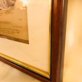 Peinture : Gravé « style français 19e siècle ».