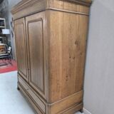 Louis Philippe linen cupboard in blond oak