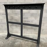 Vintage wooden restaurant cloakroom