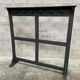 Vintage wooden restaurant cloakroom