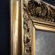Oil painting on wood with its restored Rocaille frame - Paris