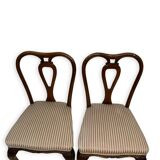 4 chaises de salle à manger en noyer, années 1950.