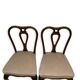 4 chaises de salle à manger en noyer, années 1950.