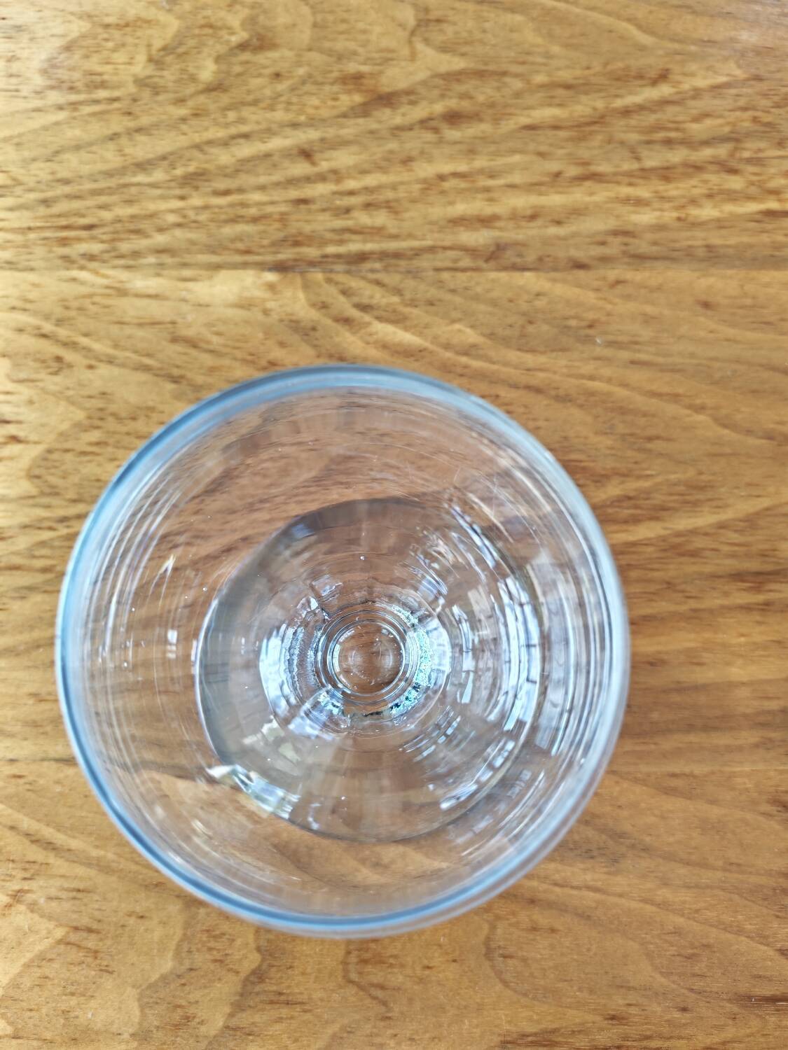 6 crystal stem glasses from the 1970s