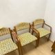 Bentwood armchairs, mid-century, upholstered, TON, 1960s, Czechoslovakia