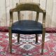 1930s beech and skai office chair