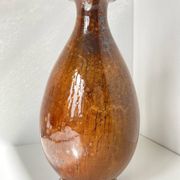 Jug, pitcher or carafe, white earthenware and alquifoux from Vallauris.
