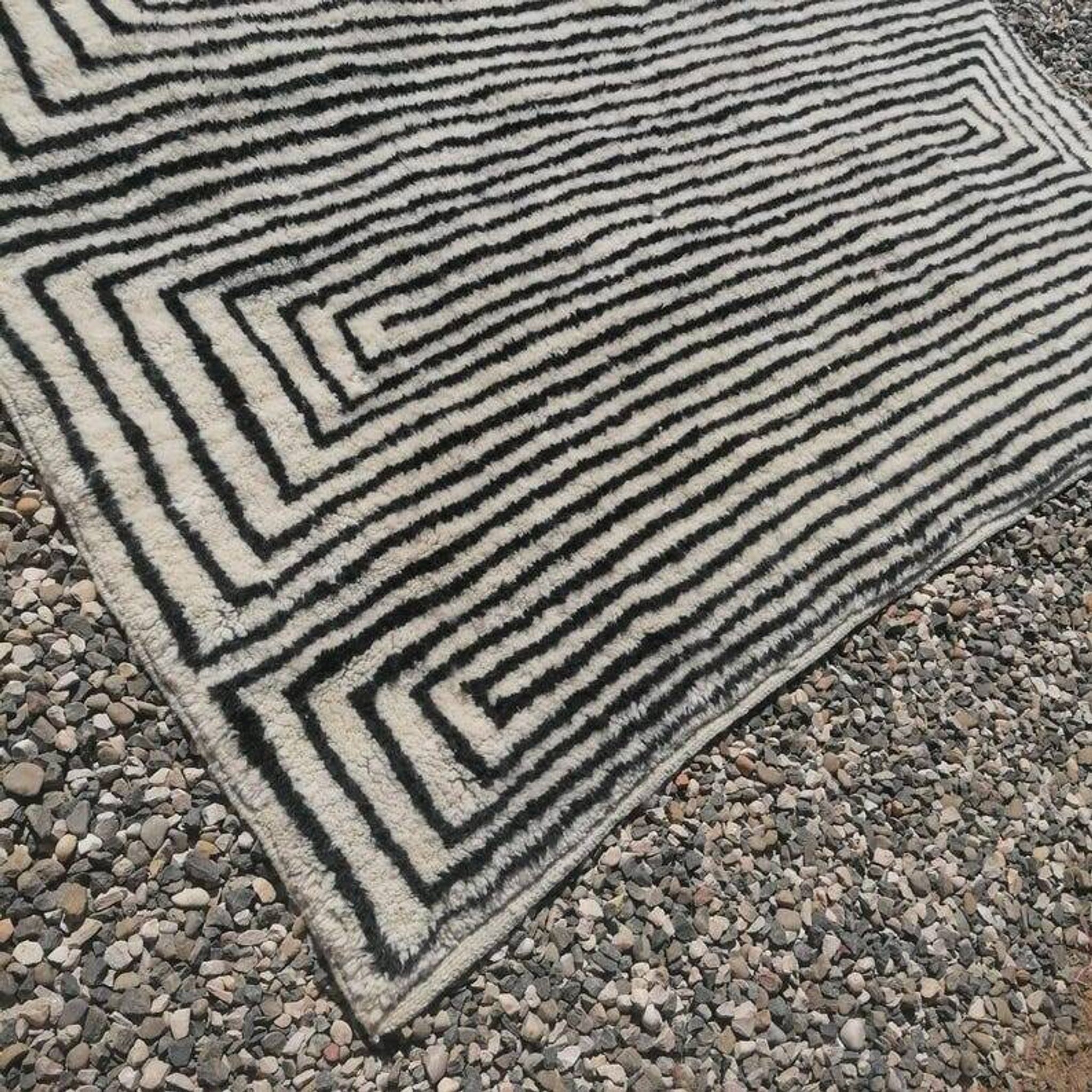 Tapis beni ourain en laine 155/255cm