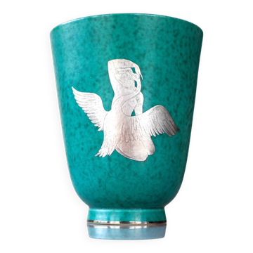 Vase Argenta par Wilhelm Kåge pour Gustavsberg, années 1930