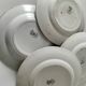 4 ironstone plates A. Lebacqz & M. Bouchart Richelieu model
