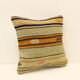 Turkish Kilim Pillow,30x30 cm