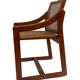 Vintage set of 4 dining chairs webbing beech wood design