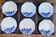 6 deep plates in Sarreguemines Digoin earthenware