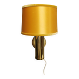 Stylish wall lamp in brass from MS lightning Denmark 1970-80s