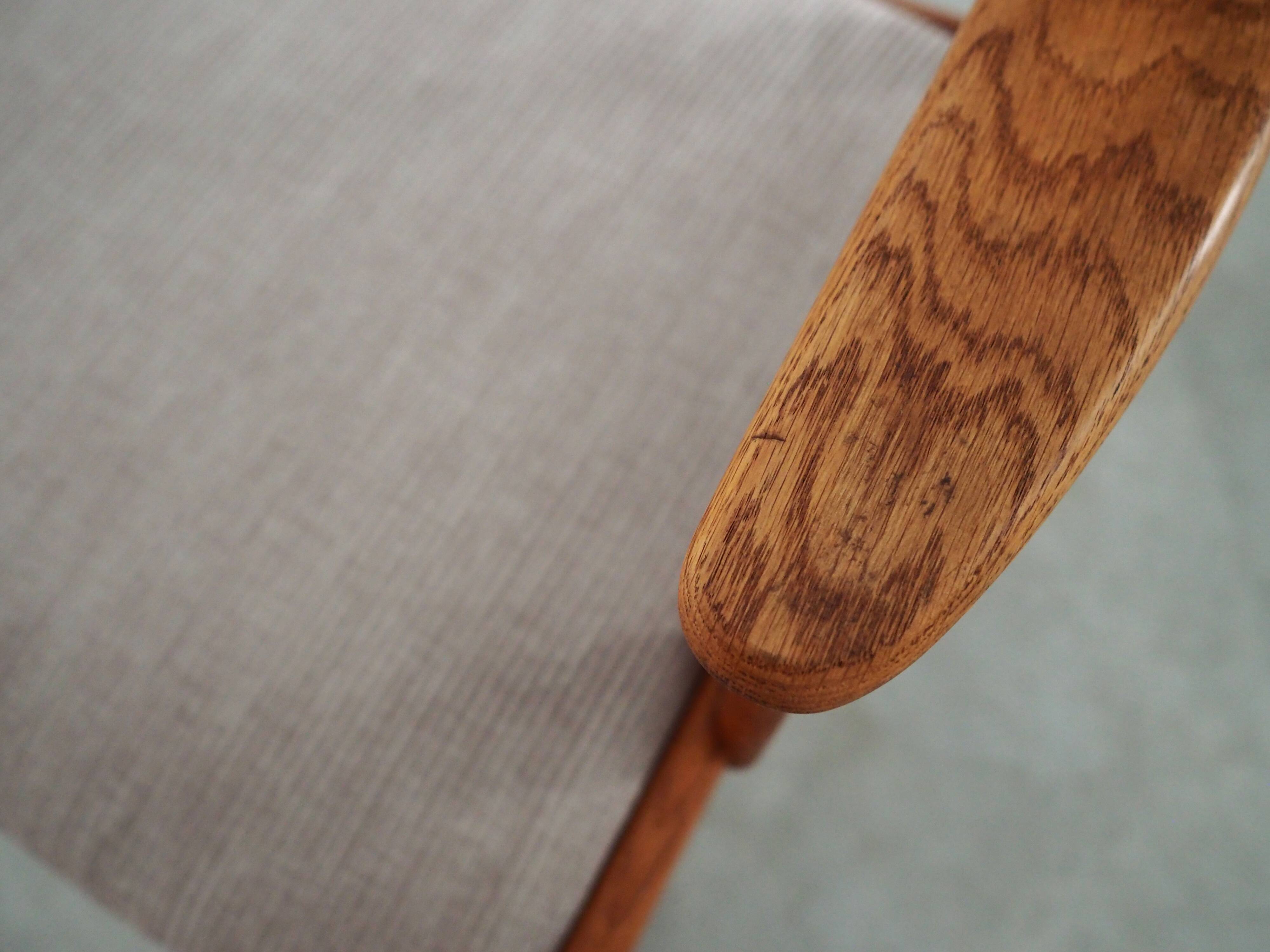 Oak chair, Danish design, 1960s, designer: Poul M Volther,  FDB