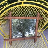 Bamboo mirror 38x41cm
