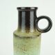 1960s 70s vintage scheurich VASE model 401-28 shades of green and brown