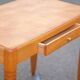 wood console, wood desk