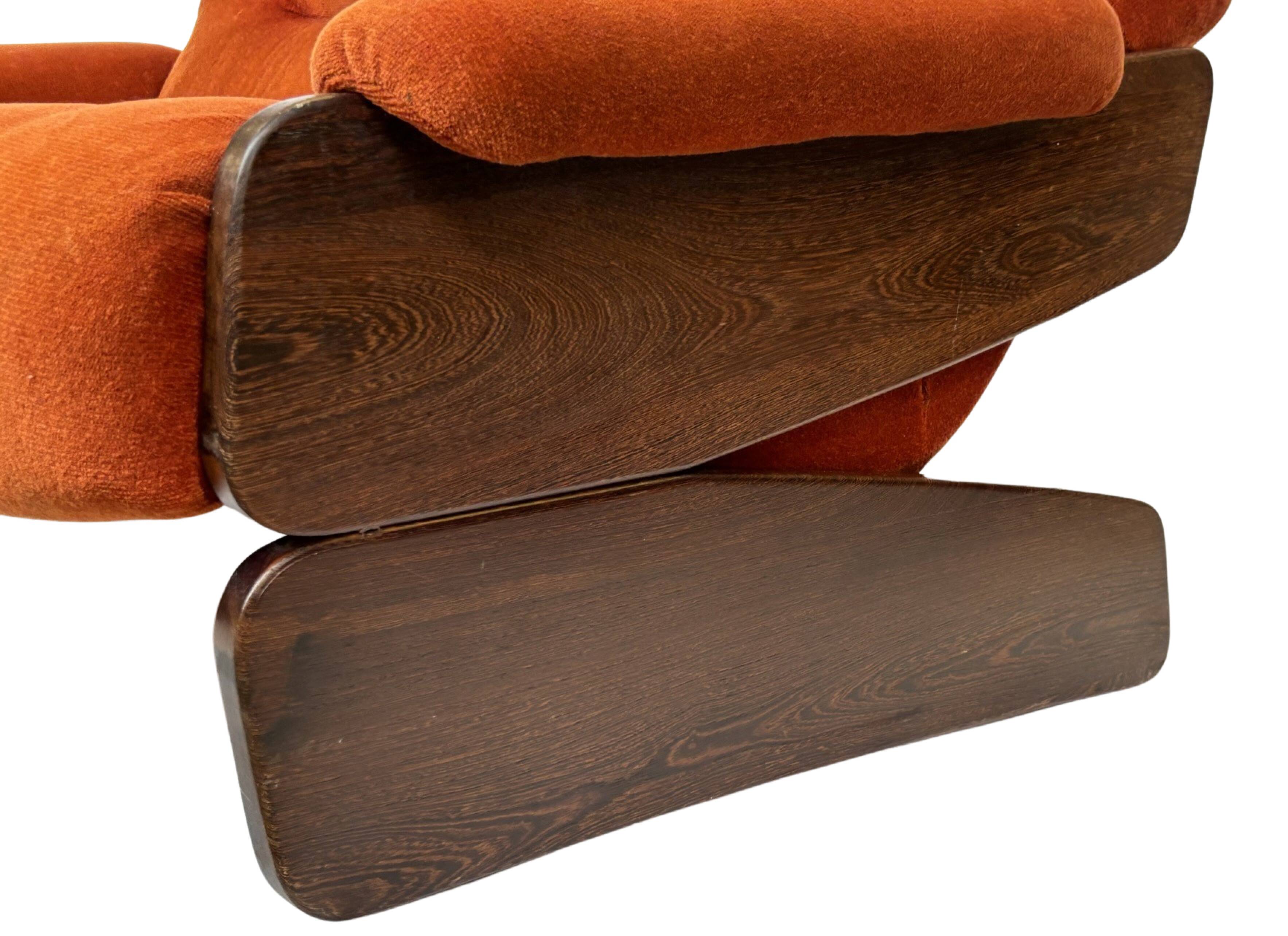 Vintage Space Age Sofa Two Seater Sofa Design 1970s