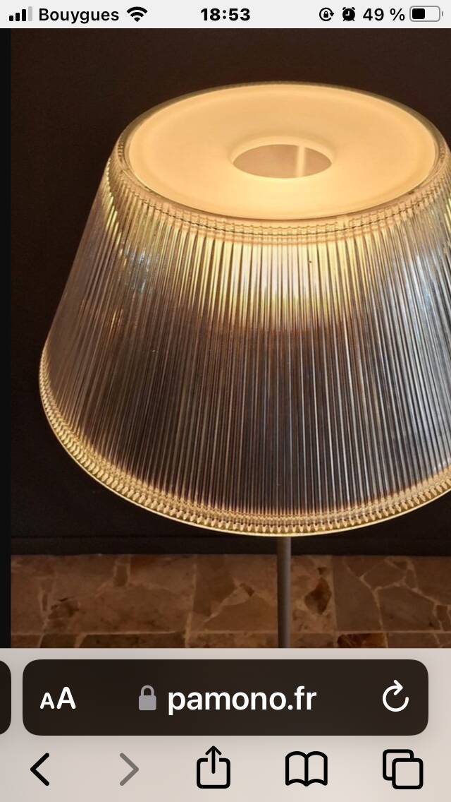 Romeo moon floor lamp By Philippe Starck