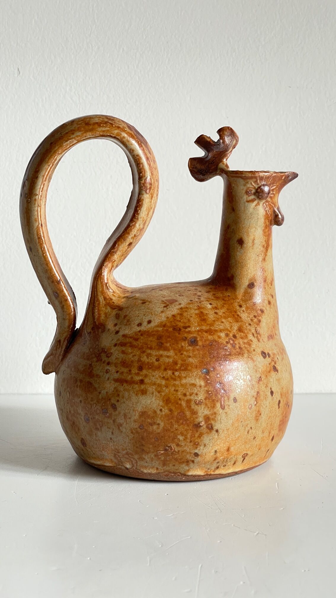 Ceramic Zoomorphic Rooster shape Vintage