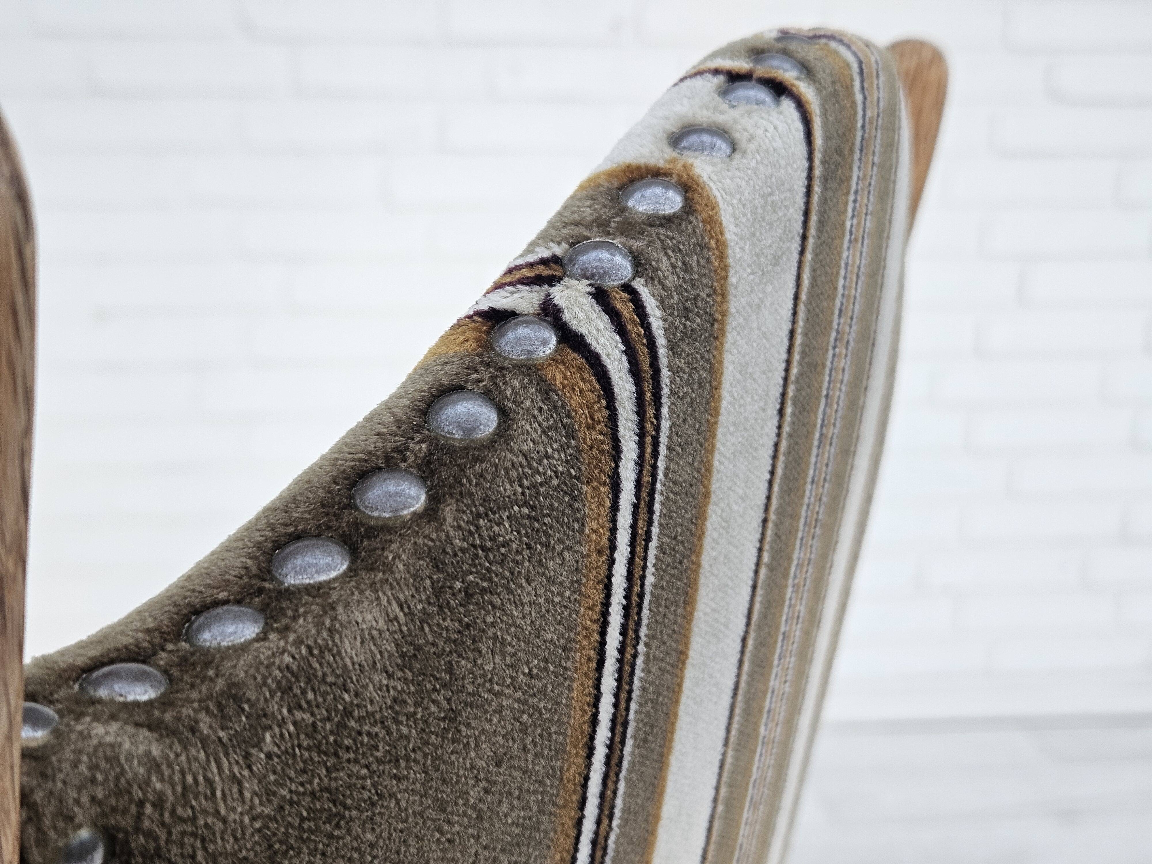 1970s, set 6 pcs of Danish dinning chairs, original good condition.