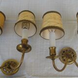 Pair of brass wall light 1920