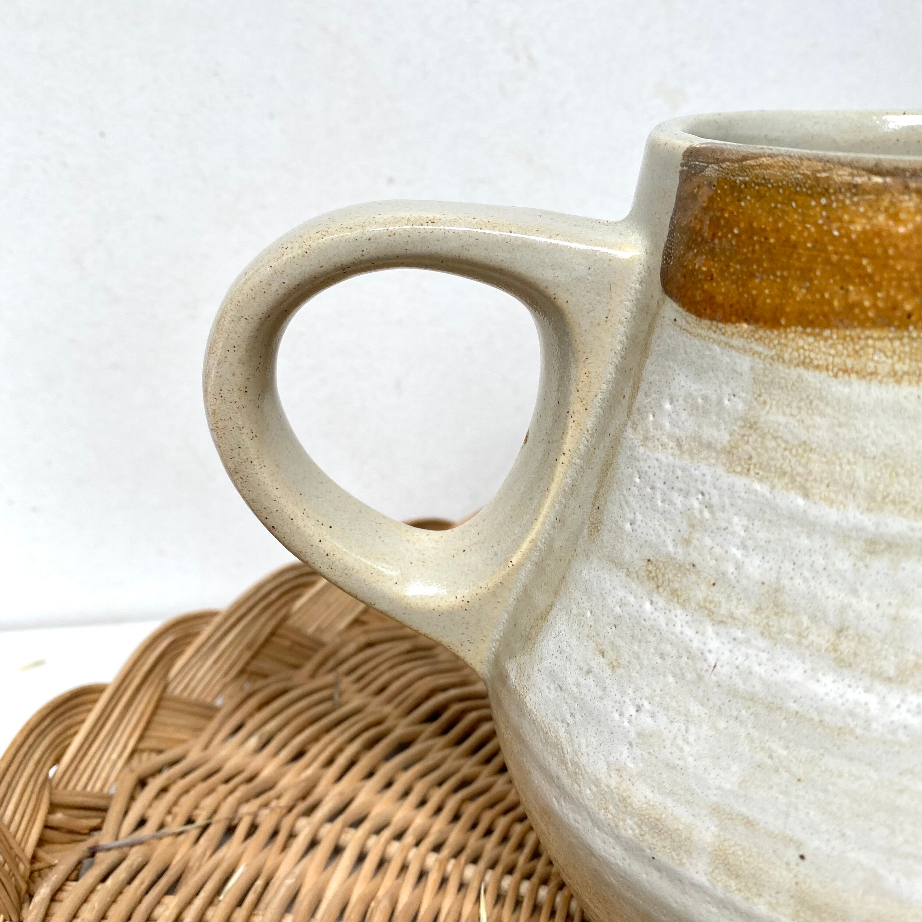 Vintage stoneware teapot