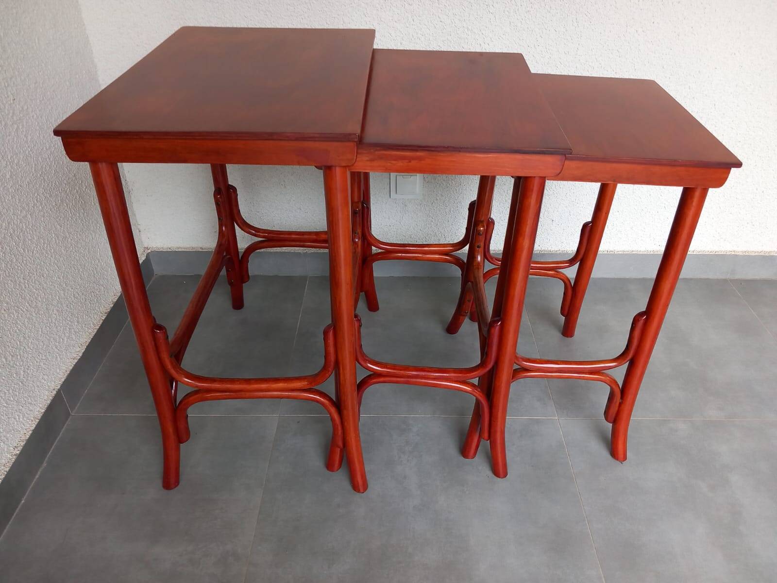 Set of three tables Poland Krakow 1930s
