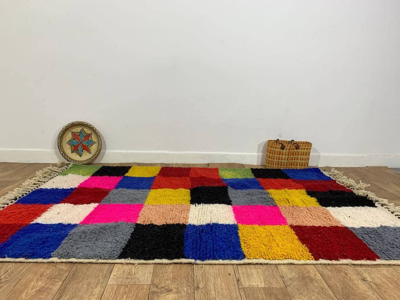 Handcrafted Moroccan Berber Rug 236 X 155